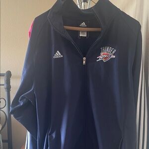 Adidas Navy Thunder OKC Full-Zip Jacket